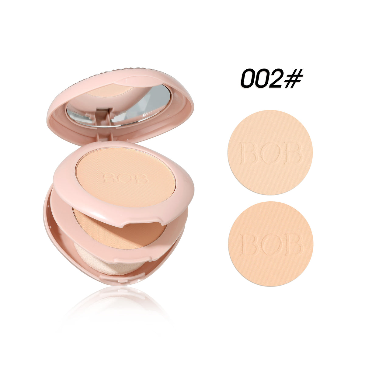 BOB Velvet Matte Finish Powder Compact