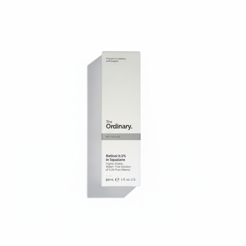 The Ordinary Retinol0.2% in Squalane Highly-Stable, Water-Free Solution of 0.2% Pure Retinol