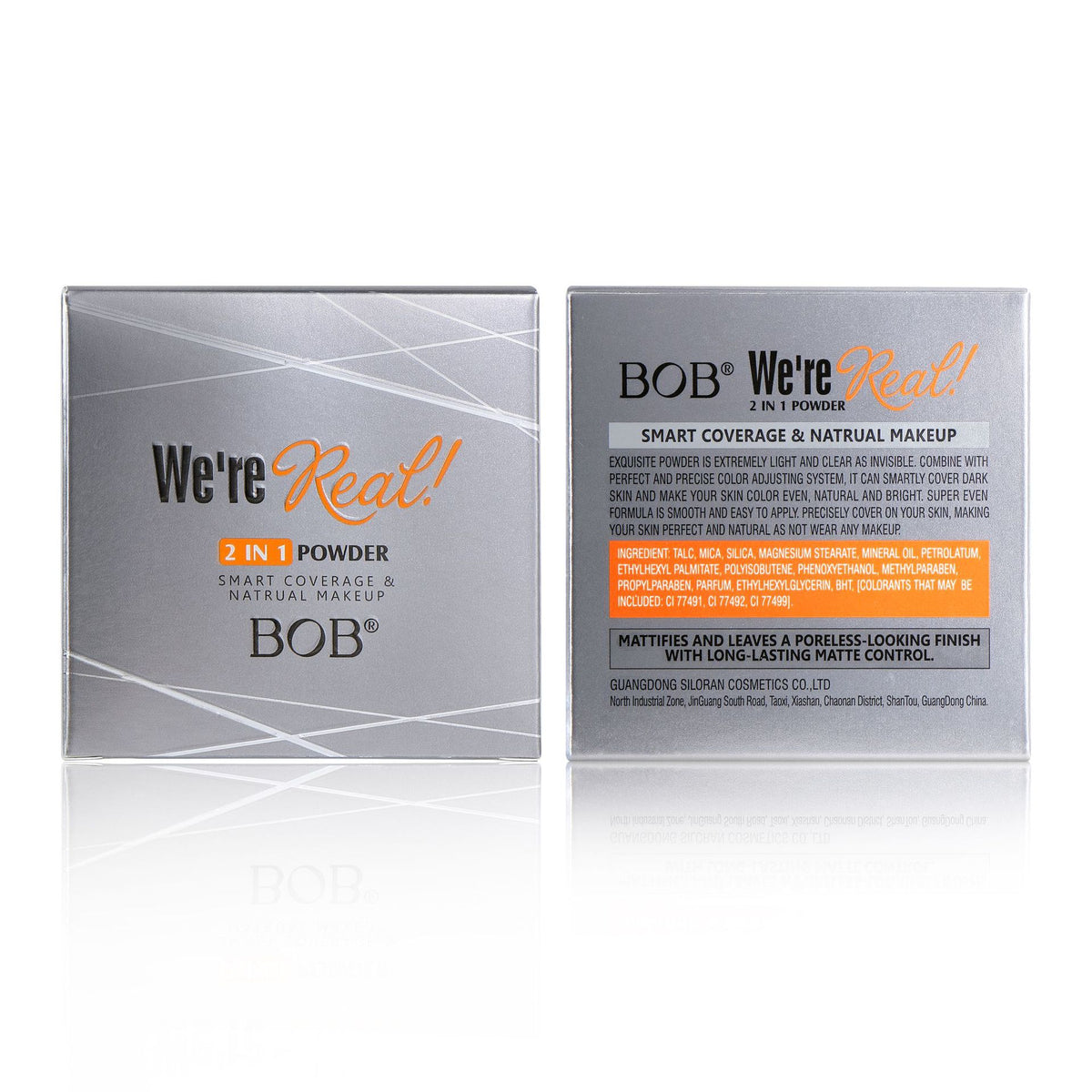 BOB Matte Double Layer Powder Compact