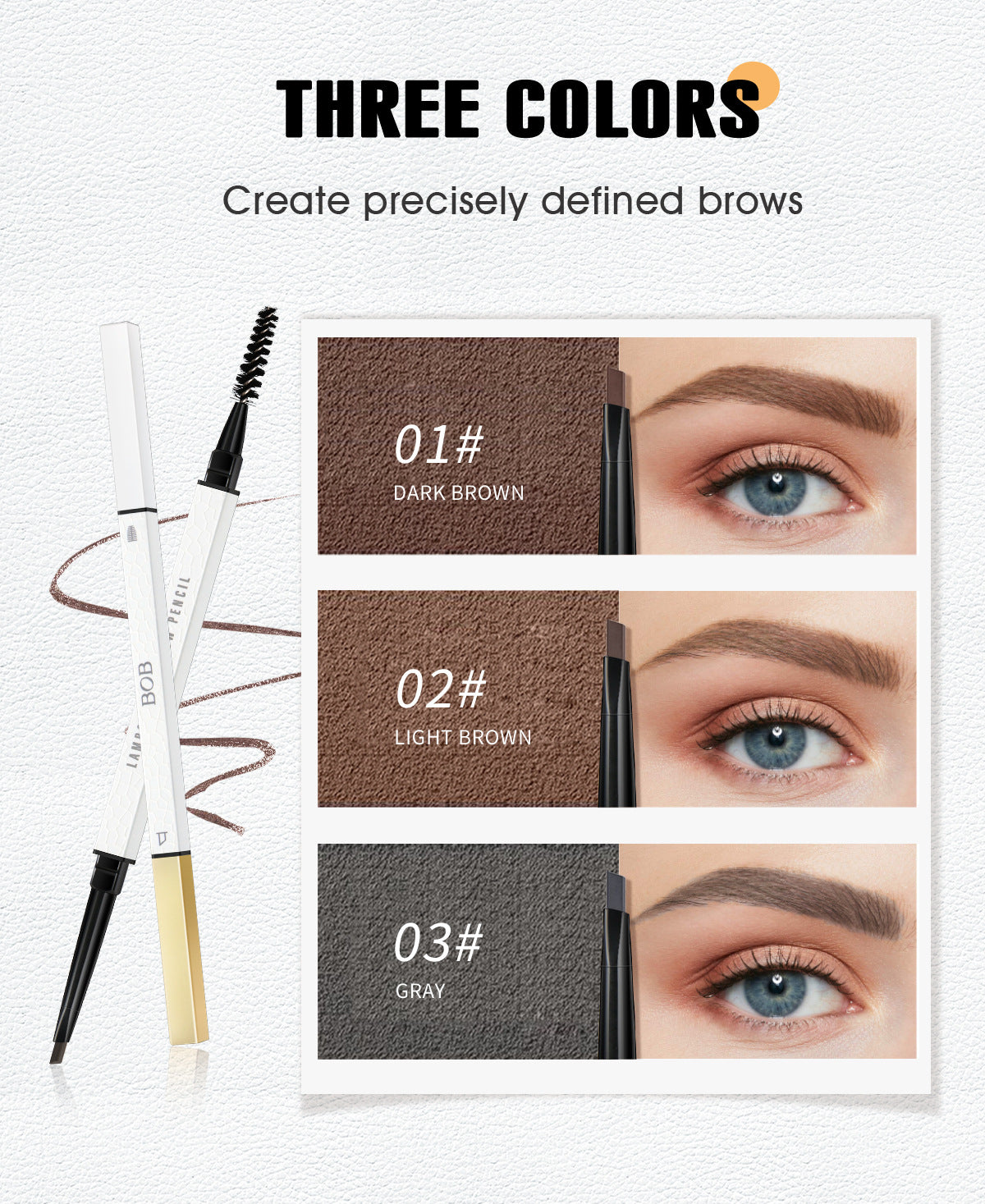 BOB Matte Dual-End Brow Pencil