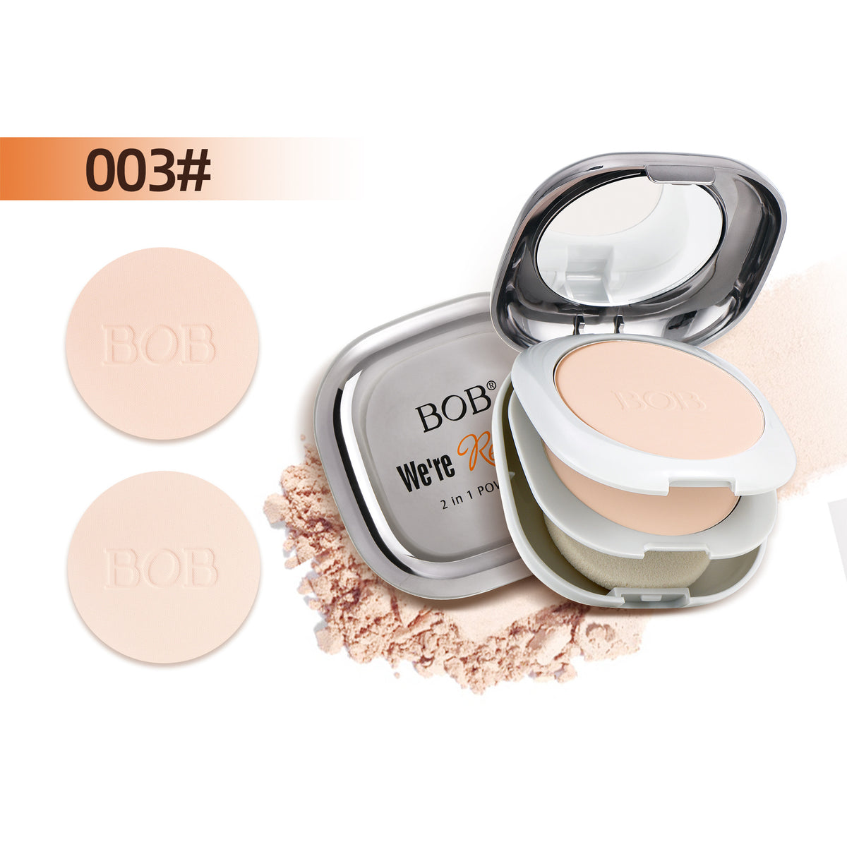BOB Matte Double Layer Powder Compact