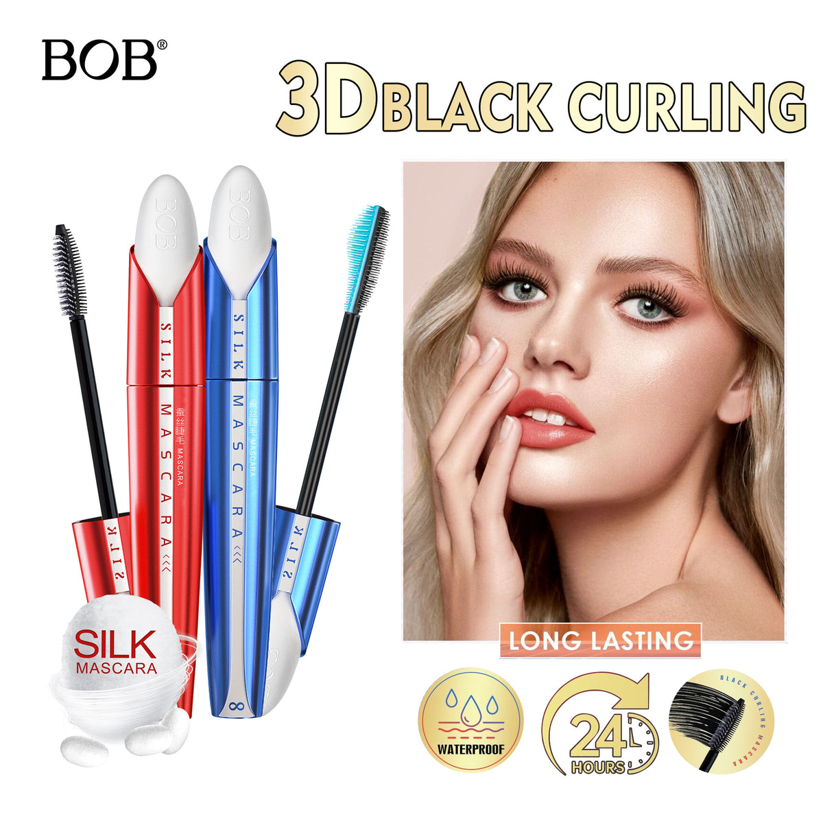 BOB Silk Fiber Lengthening & Volumizing Mascara