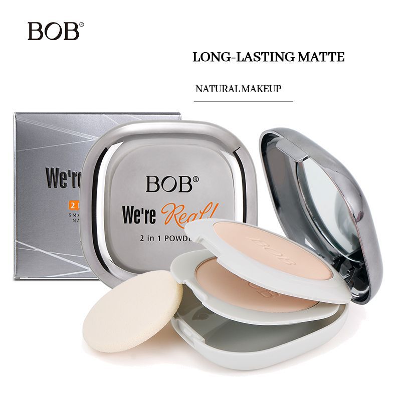 BOB Matte Double Layer Powder Compact