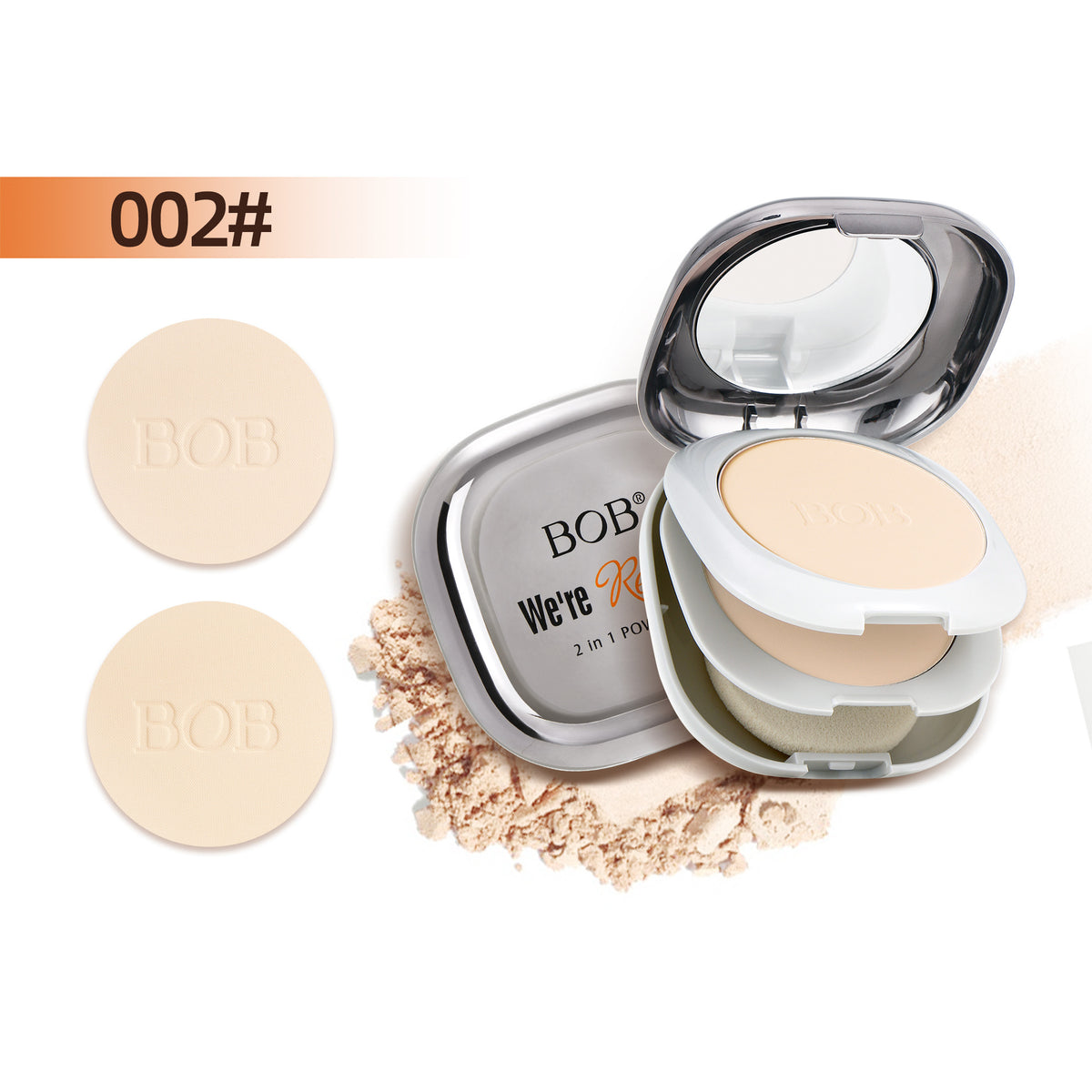 BOB Matte Double Layer Powder Compact