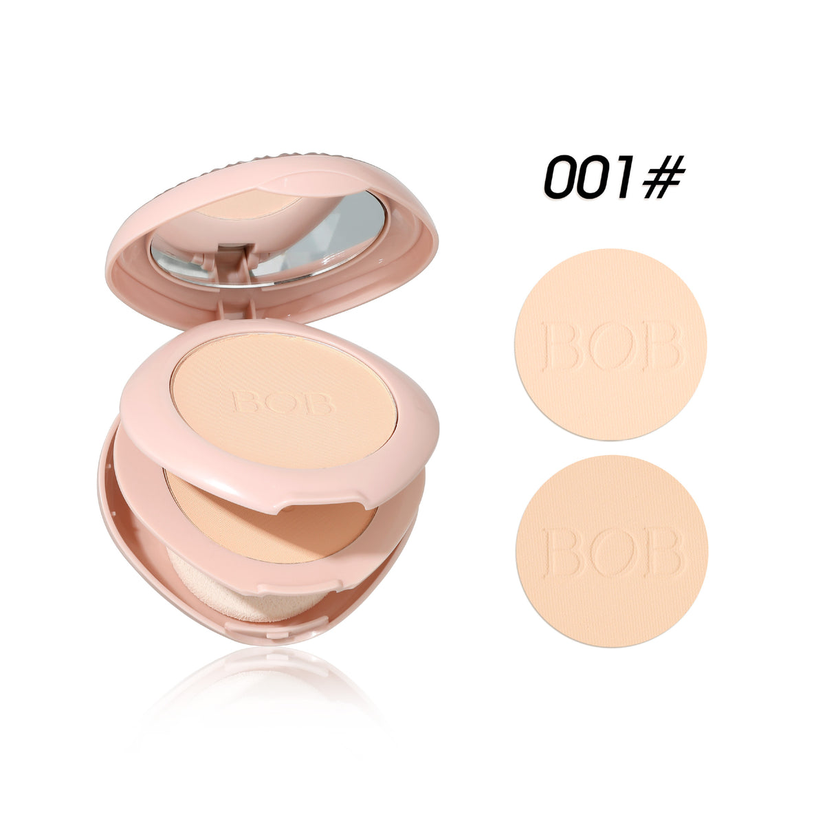 BOB Velvet Matte Finish Powder Compact