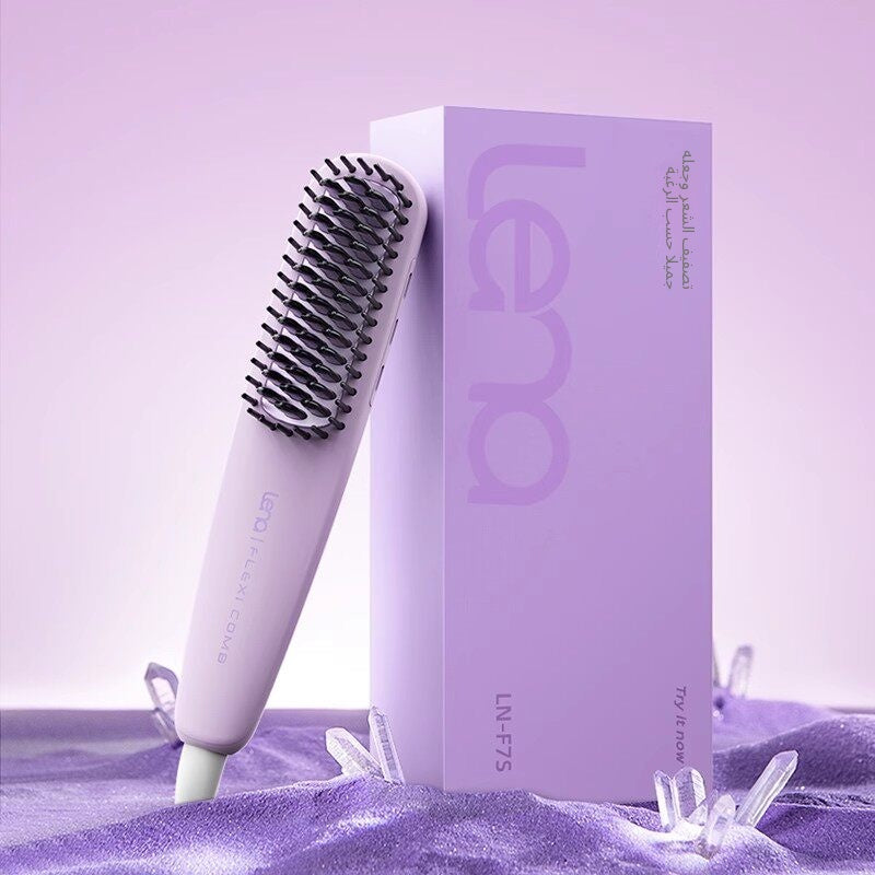 [Travel-size] lena Mini Straightening Comb - Arabic translated marketing image - de0ab1e5