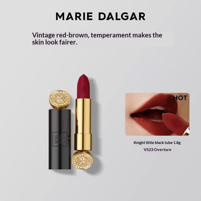 [Travel-size] MARIE DALGAR Knight Mini Lipstick - English translated marketing image - 4741321f